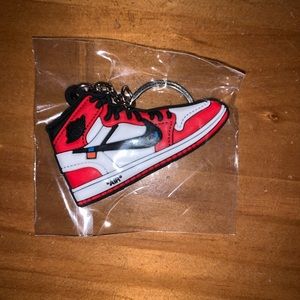 off white jordan 1 keychain